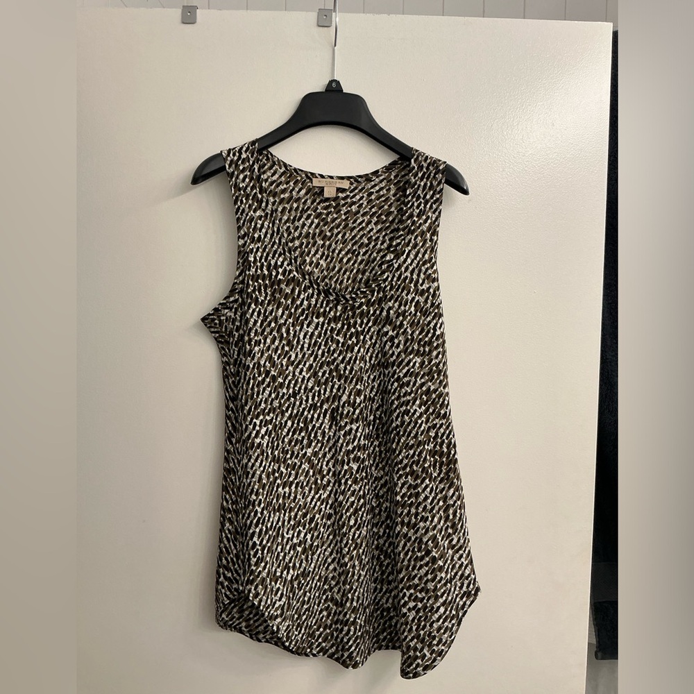 Burberry’s Brit silk patterned scoop neck tank XS excellent condition